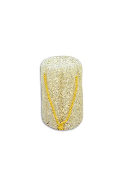 NewEastern Vegan Natural Pumpkin Fiber Sponge Herbal Bath Scrub - 1 Single Pack