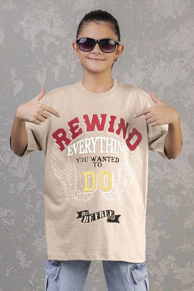 DMB BOYS & GIRLS Tricou oversize pentru bărbați - Çaren Kids, 100% bumbac