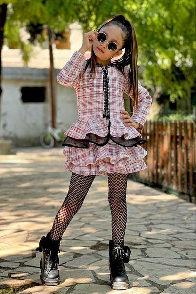 elfanto kıds 2-Piece Lined Suit Set for Girl