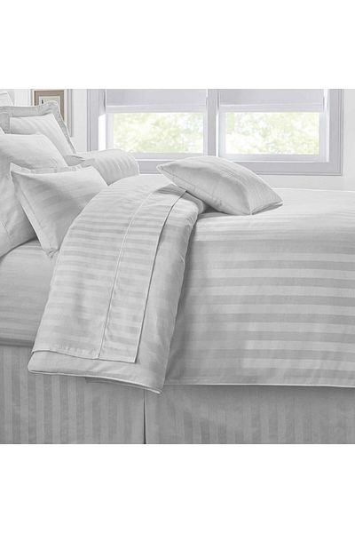 Orange Bed & Bath طقم لحاف فندقي 100% قطن كينج 6 قطع رمادي دمشقي 270 × 230 رمادي