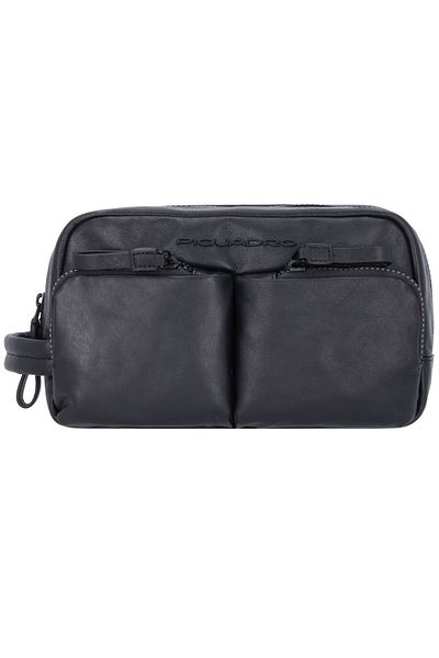 PIQUADRO Harper Kulturbeutel Leder 23 cm
