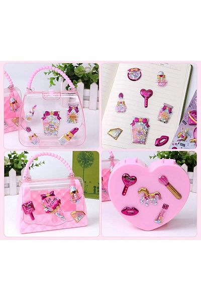 Bluoksweet ملصق لاصق للأطفال من Shining Magic Model-12 - مزخرف لامع، شفاف للهاتف والكمبيوتر اللوحي