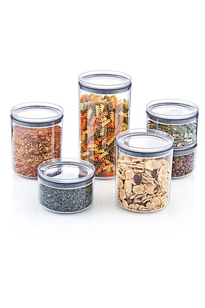 bimbambom Emhouse Set of 4 Acrylic Round Food Pulses Jar