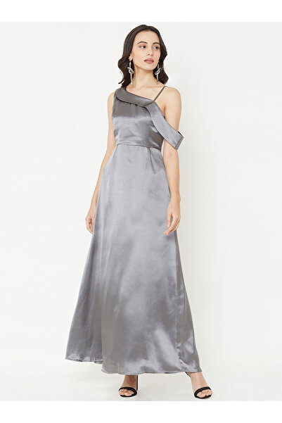 Mish By Styli One Shoulder Strap Style A-Line Maxi Dress