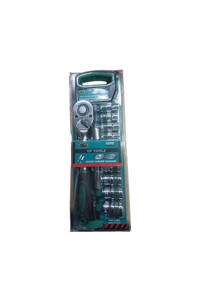 Sapcı Professional Stainless 12 Piece CP Socket Set