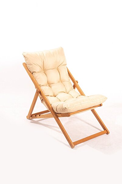 Meya Dekor Minderli - Nora Şezlong - Bahçe&balkon&teras&plaj Katlanır Şezlong