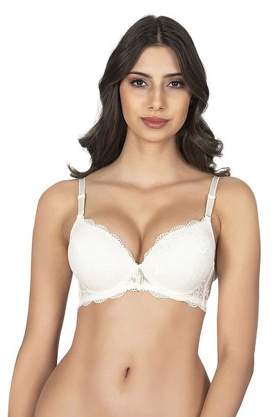 Belvü Belvü Lace Padded Bra 1112 - Ecru