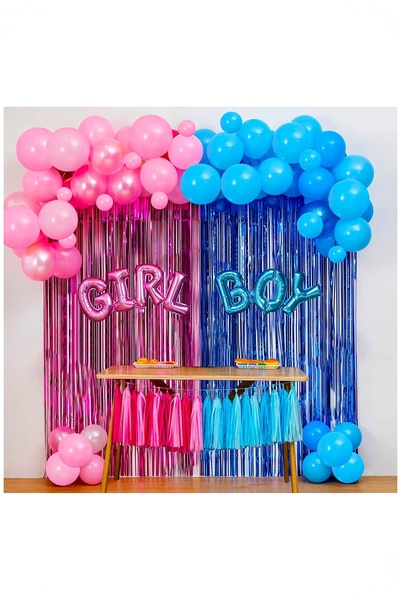 BİDOLUMUTLULUK Cinsiyet Belirleme Partisi Balon Seti Parti Eğlence Kutlama Baby