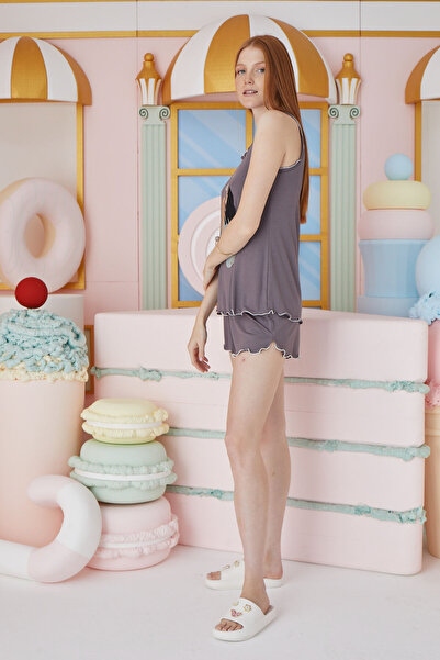 Sevim Жіночий комплект шортів з принтом на бретельках