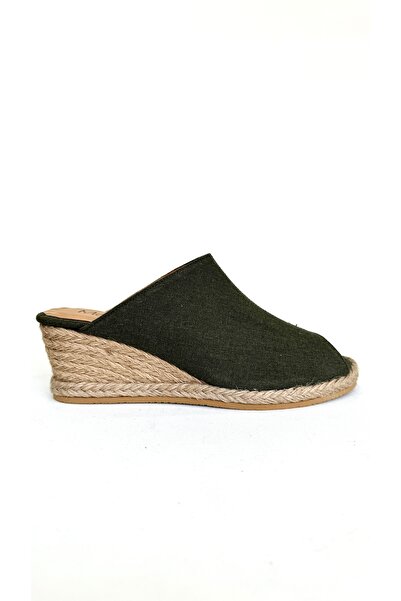 MODELLE SHOES Sali Dolgu Topuklu Günlük Kadın Terlik