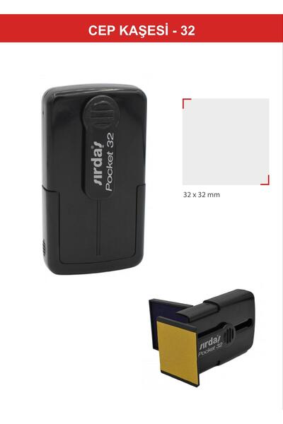 sırdaş kaşe CEP KAŞESİ-32  32x32 mm. Baskı Alanı