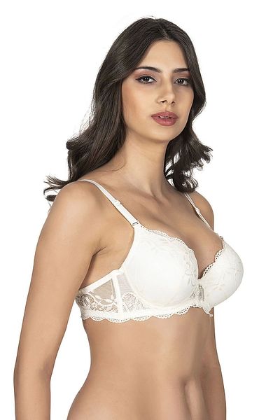 Belvü Belvü Lace Padded Bra 1112 - Ecru