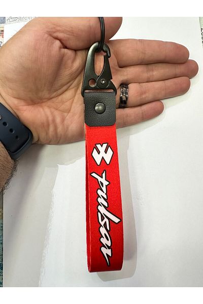 H&Baksesuar Pulsar Motor Keychain Red 21 cm