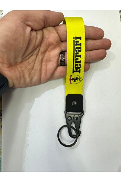 H&Baksesuar Μπρελόκ Ferrari κίτρινο 21 εκ.