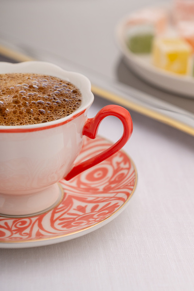 Emsan Aurora 2-Person Jade Coffee Cup Set - 90 ml Pink