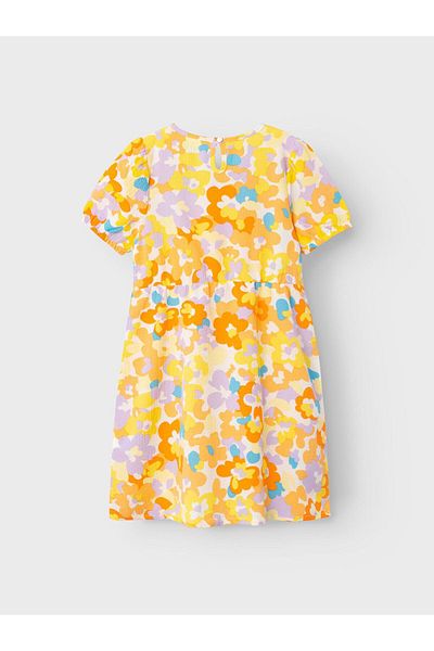 name ıt Flower Patterned Girl's Dress