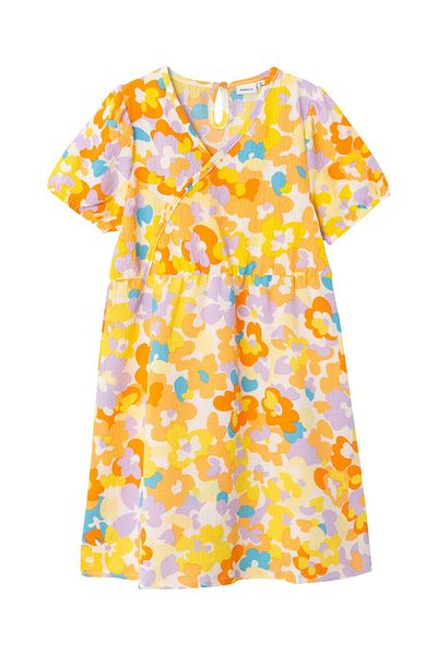 name ıt Flower Patterned Girl's Dress