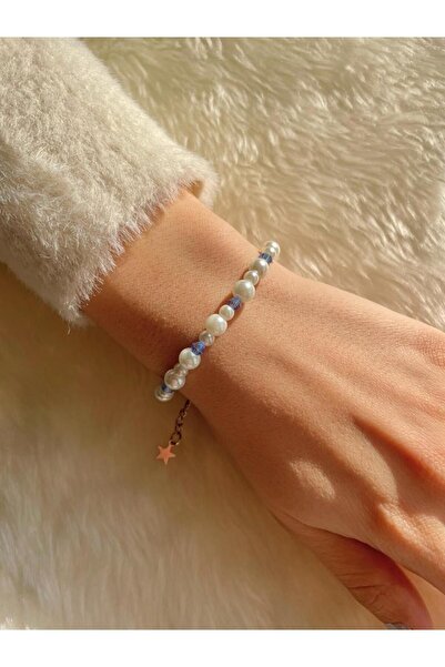 Beykan handmade Bileklik Inci Kristal Aşkı