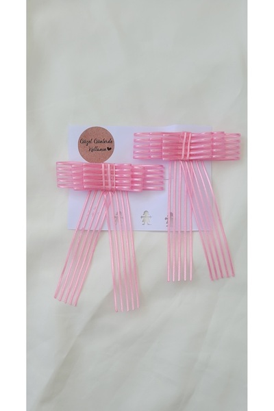 LO ADORO 2-пара шпильок-бантиків - з стрічкою та стильним дизайном для коміра