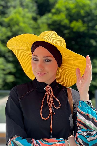 Remsa Mayo Yellow Straw Hat - RŞ-64