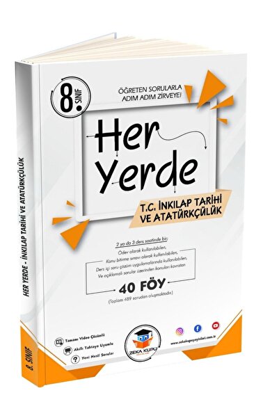 Zeka Küpü Yayınları Zeka Küpü   8.Sınıf Heryerde İnkilap Tar.Ve Atatürkçülük