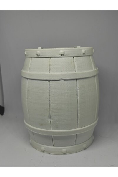 İN3DEX Beyaz Para Fıçısı Kumbara