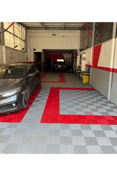 Gerçektrend Plastik Yer Karosu Oto Yıkama Garaj Zemin Döşemesi Tuning Zemin K...