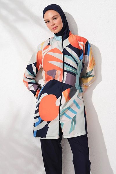 Pierre Cardin Μαγιό Hijab Quick Drying Fabric Parachute με φερμουάρ 231906