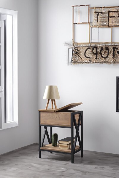 PRIMEFUR Prime Yan Sehpa Sandıklı Chest