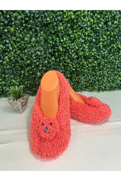 Begonya Ev Tekstili Keçe Tabanlı El Örmesi Patik