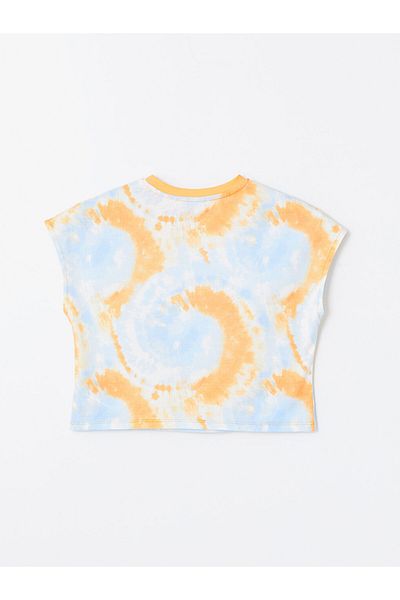 LC Waikiki Tricou Crop pentru fetiță - Decolteu Crew, mânecă scurtă