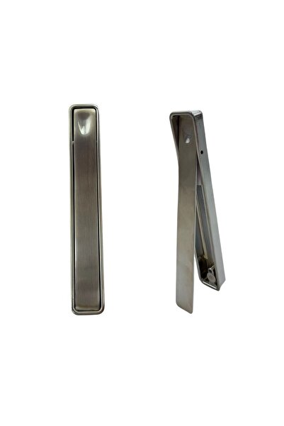 System Zxx 564 Sürme Kapı Alından Çekilen Gömme Kulp 96 Mm İnox Renk 16 x 2.5 cm