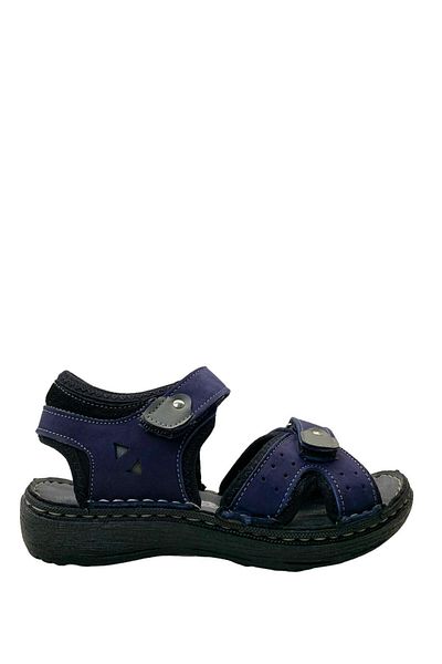 Toddler 4544 Model Boy's Navy Blue Leather Sandals