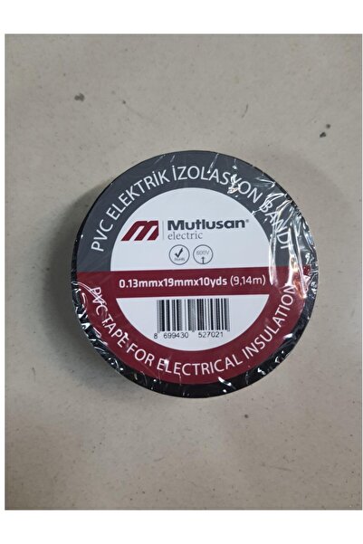 Mutlusan Siyah Izole Bant 10 Lu Paket