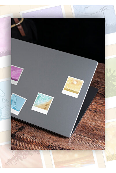 Sticker Adresim Poloroid Sticker Seti Planner - Ajanda -Bullet Journal Bilgisayar Telefon İçin Uygun