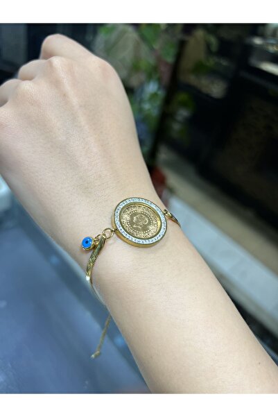 kuyumcu nurettin çelik balık sırtı bileklik / çeyrek altın 22 ayar