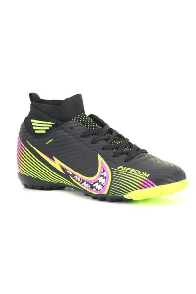 Tuğba Ortopedi Pantofi de câmp pentru băiat model 585 - negru/galben