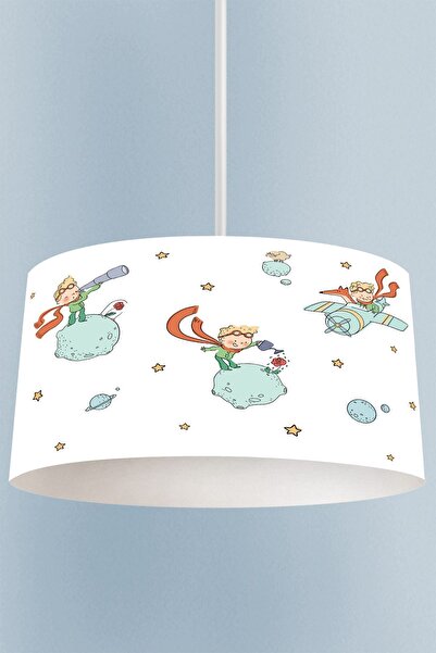 Talia Home Küçük Prens Uçak Desenli Çocuk ve Bebek Odası Sarkıt Avize TLA-308