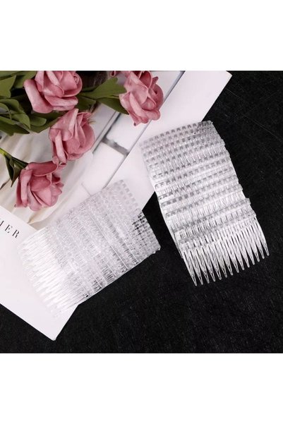 GÜLPEŞE Comb Buckle Transparent 10 Piece Glpş