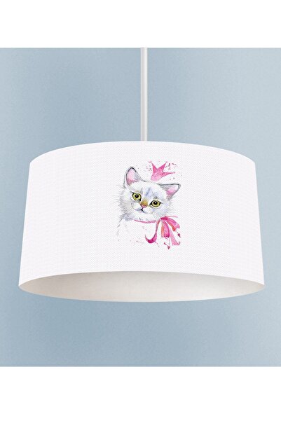 Talia Home Kedi Desenli Çocuk Odası Sarkıt Avize