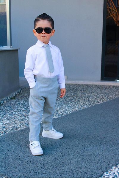 Z KİDS Gray Baby Boy Set