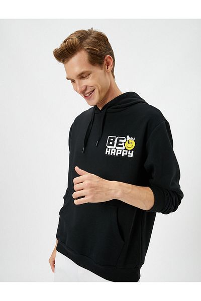 Koton Snoopy Licensed Sweatshirt Oversize Hooded With Fleece Inside