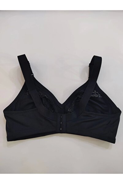 F.K Збиральний чорний бюстгальтер з мереживними деталями - 1003