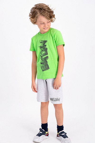 ROLY POLY Lime Green Young Boy Bermuda Suit - Rolypoly