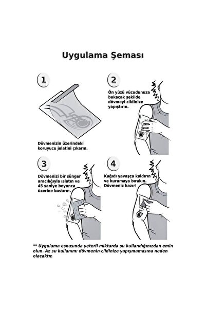 Tattoo Gerçekci Geçici Dövme Tattoo Kartal Desenli Dövme Etiket Kadın Erkek Kol Bacak