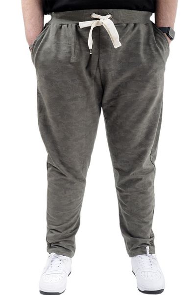 ModeXL Χακί χρωματιστό στενό παντελόνι XL Plus Size - Σχεδιασμένο με 20514 πόντους