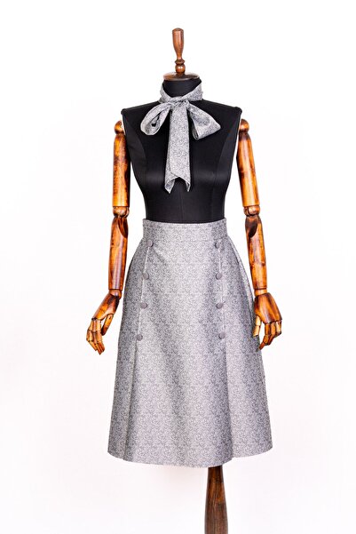 Sihirli Düğmeler Vintage Etek