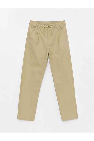 LC Waikiki LCW Kids Elastic Waist Linen Blended Boy's Trousers