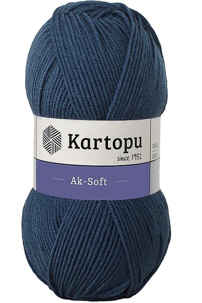 Kartopu Aksoft K650 Μοντέλο Φόρεμα Πλεκτό Ναυτικό Μπλε - Σχέδιο με κορδόνια