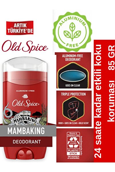 old Spice Old Spice Mambakıng 24 Saat Etkili 0 Aluminum Roll-on Deodorant 85g...